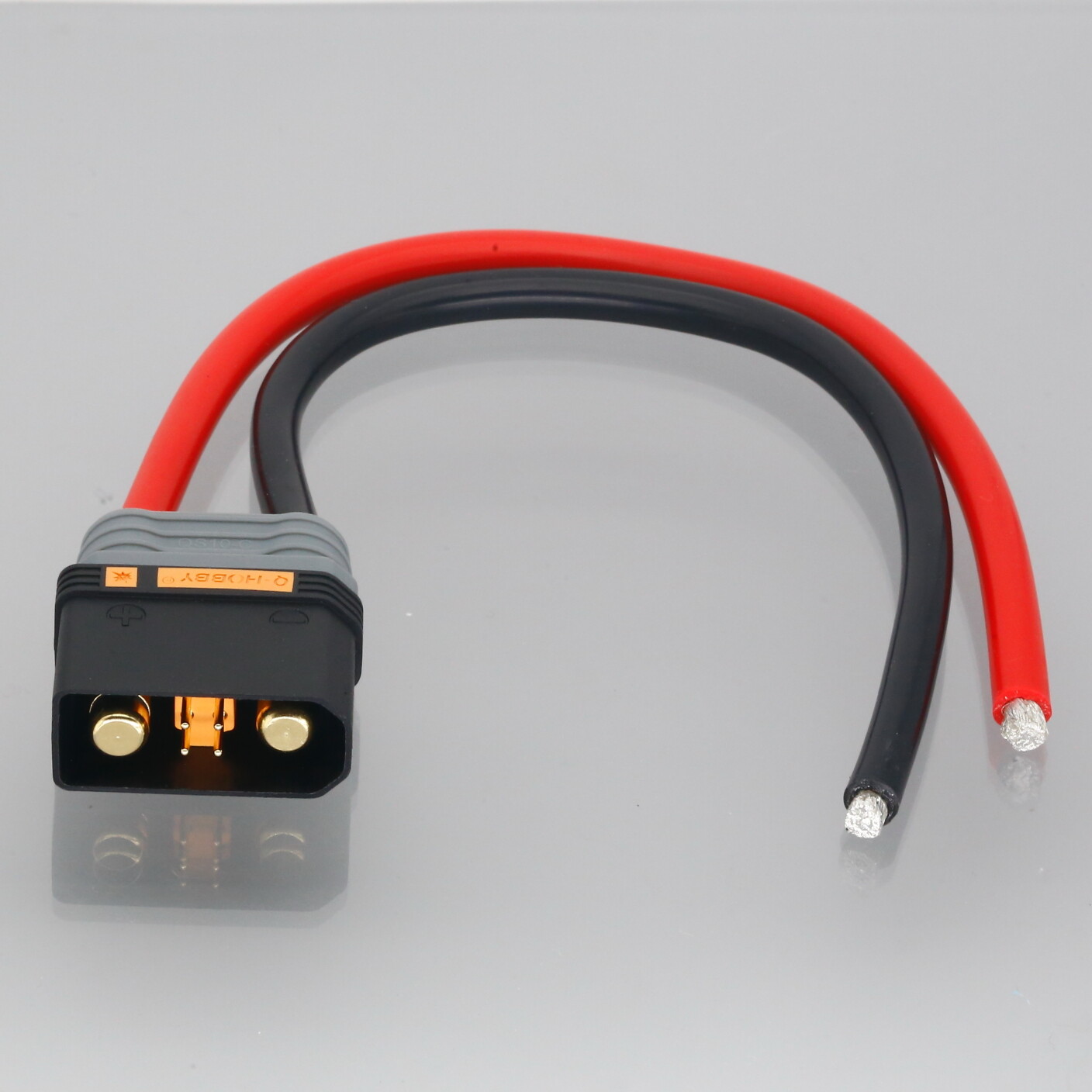 QS10 Male 10mm Bullet 6AWG 1FT Wire DIY Tinned End Heavy Duty Charging Leads ESC