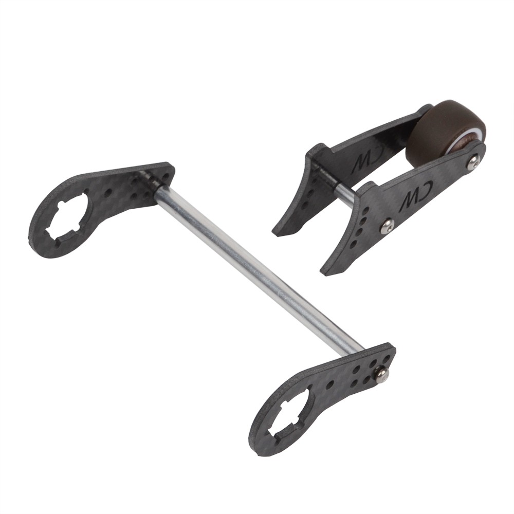 Carbon Shock Mount & Wheelie Bar For Tamiya Lunch Box CW-01 1/10 RC Off-Road Car