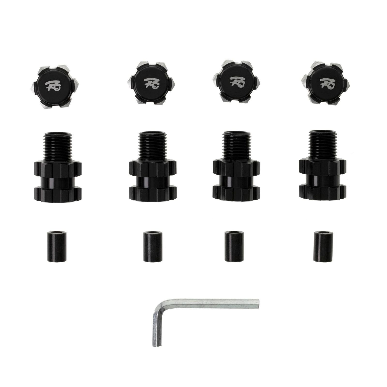 4Pcs Alloy 17mm Wheel Hex Hub Adapter Extension For Traxxas Maxx 1/10 RC Car G
