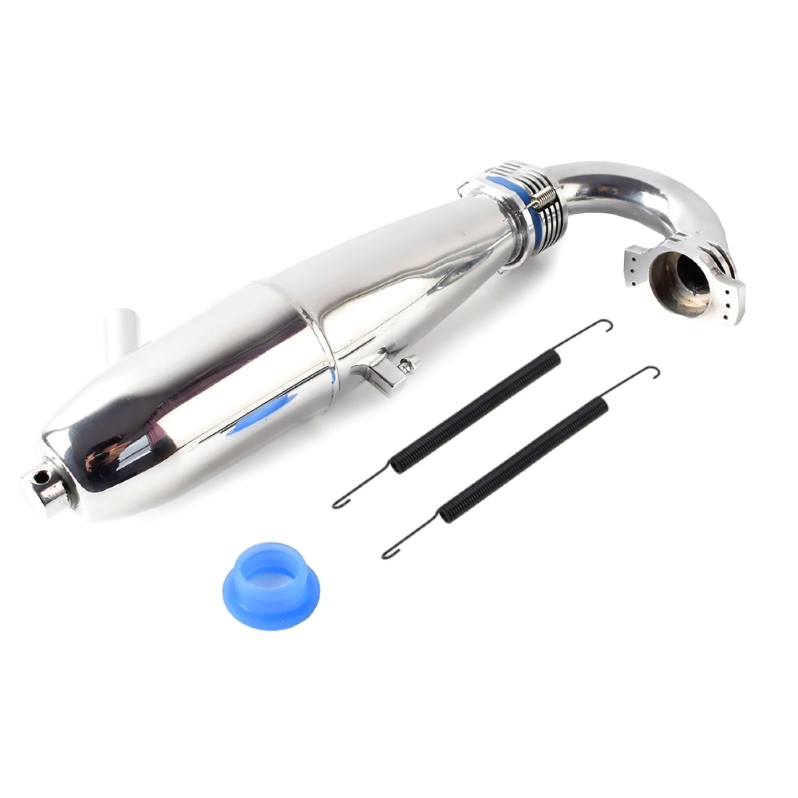 1 Set 1/8 RC Car Exhaust Pipe For HSP HPI Redcat Model Car/SH GO 21 28 Engine e