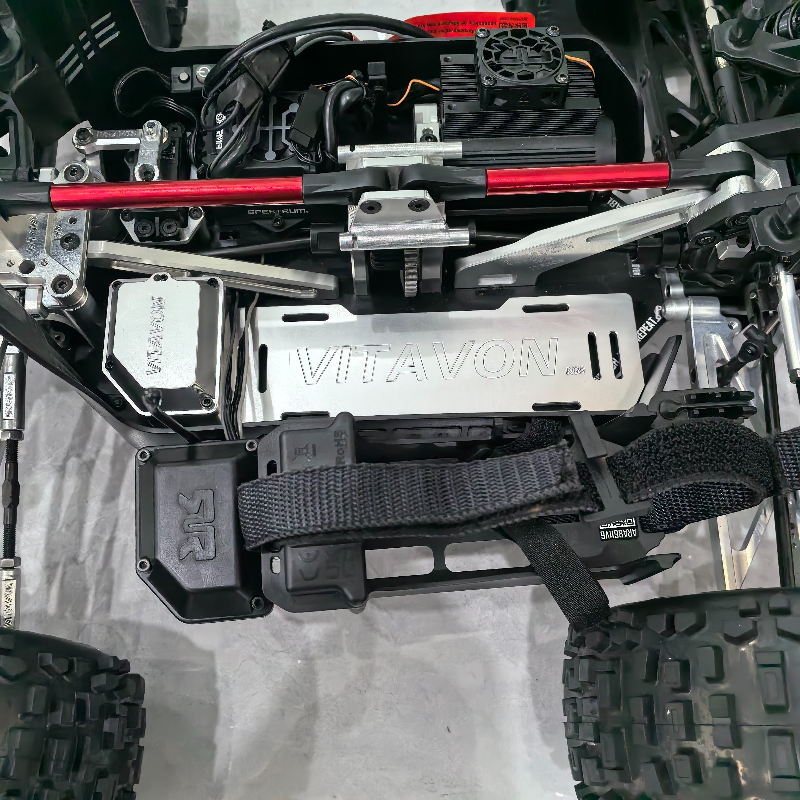 Vitavon Battery Tray & Receiver Box for Arrma Kraton 6S Typhon 6S Notorious 6S