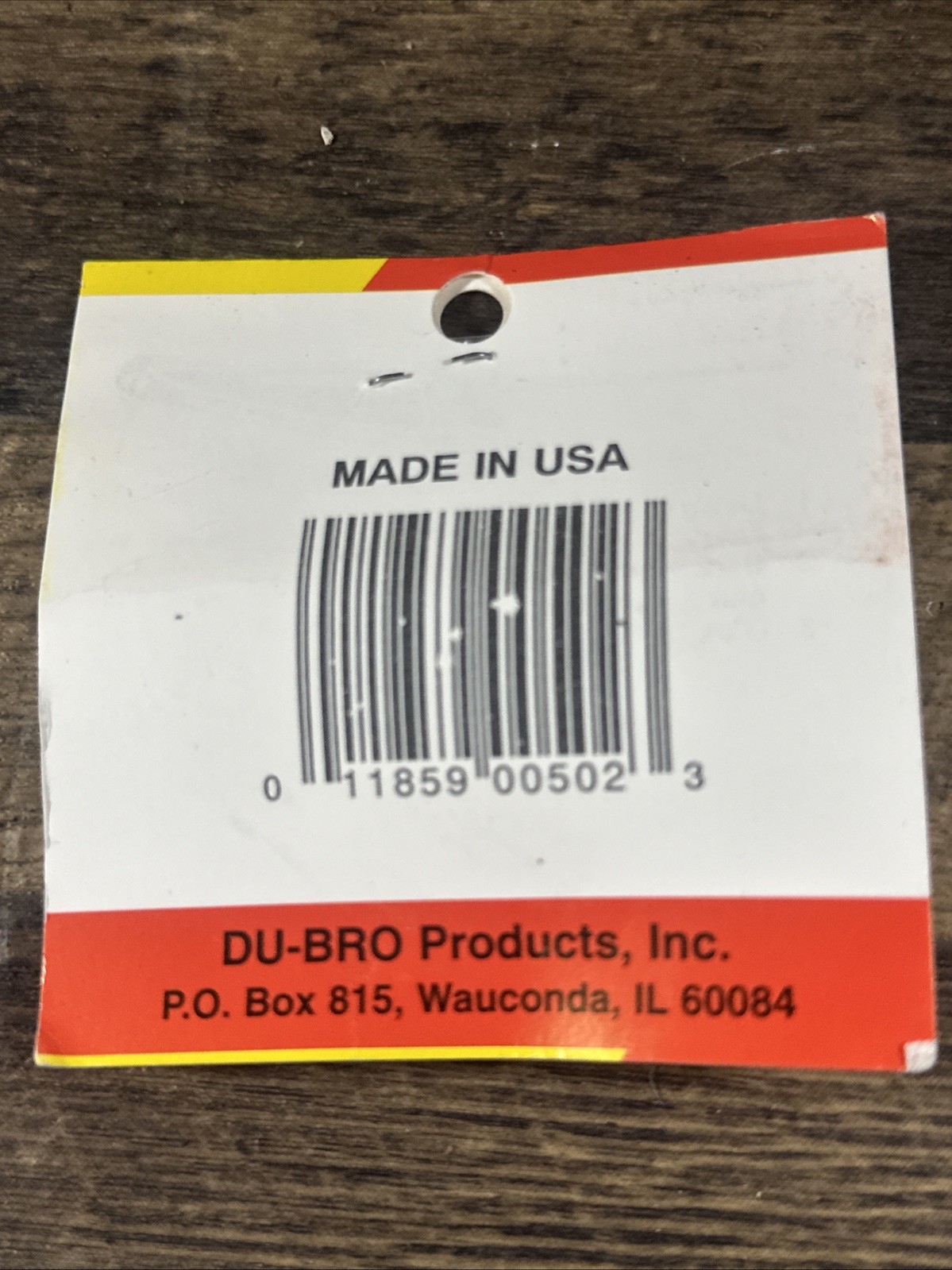 DU-BRO LAZOR ROD PUSH ROD EXIT ( PACKAGE OF 2 )( CAT. # 502 )