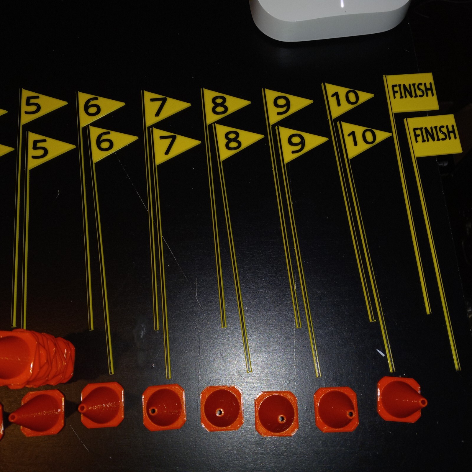 RC Traffic Cones & Road Course Scale Course Gates set. 25 cones, 24 gates 49-pcs