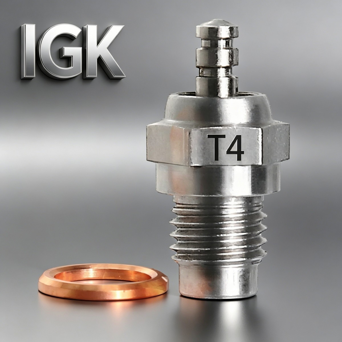 1PCS T4 Iridium Glow Plug For 4-Stroke Methanol Model Engine ASP Toyan SAITO RC