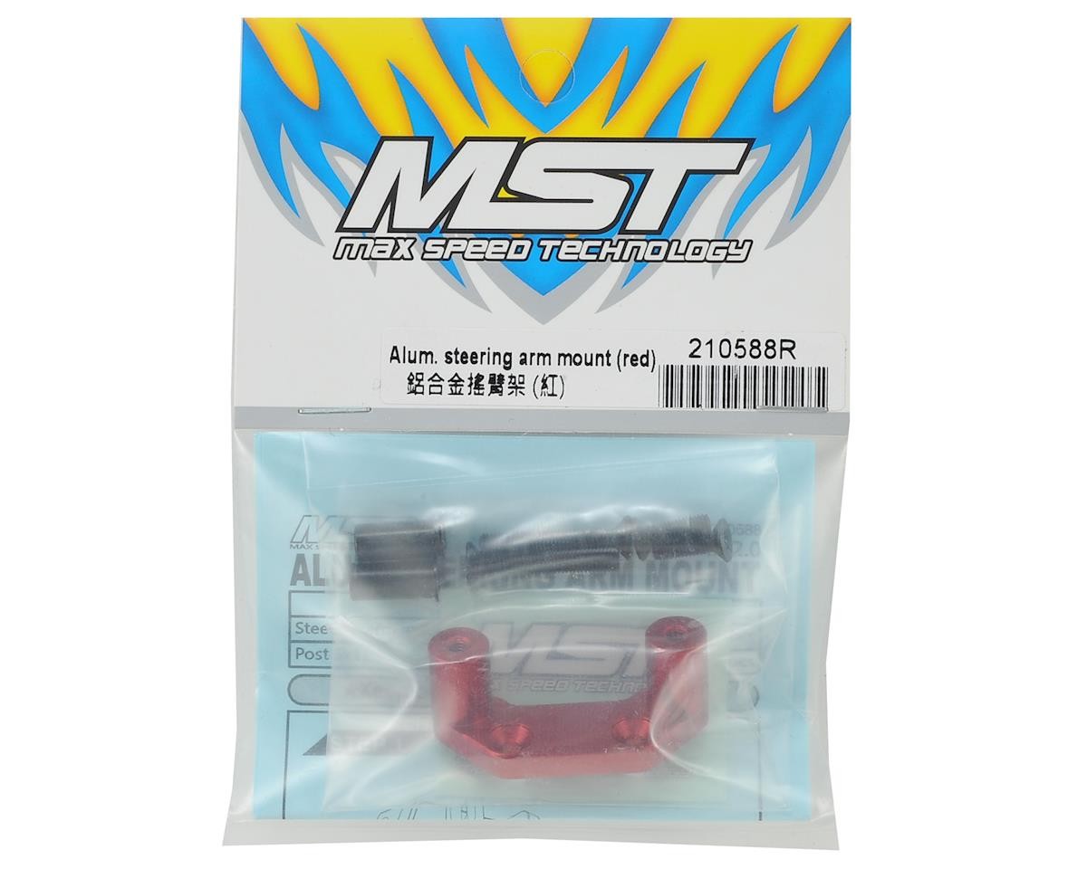 MST RMX 2.0 Aluminum Steering Arm Mount (Red) [MXS-210588R]