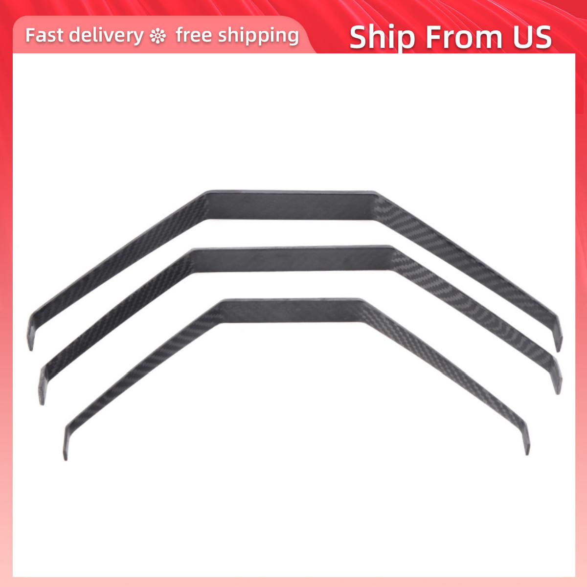 Carbon Fiber Landing Gear For YAK 30E Electric RC Airplane 65*260*130*20mm 1pc