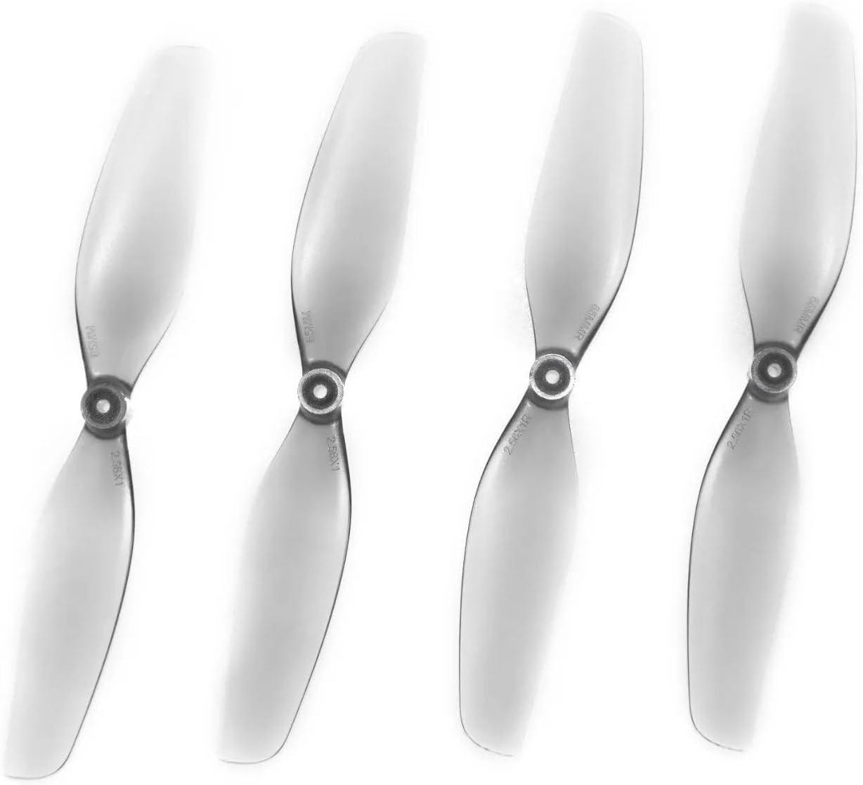 12pcs 65mm Ultralight 1.5mm Shaft Propeller Set 6X CW 6X CCW