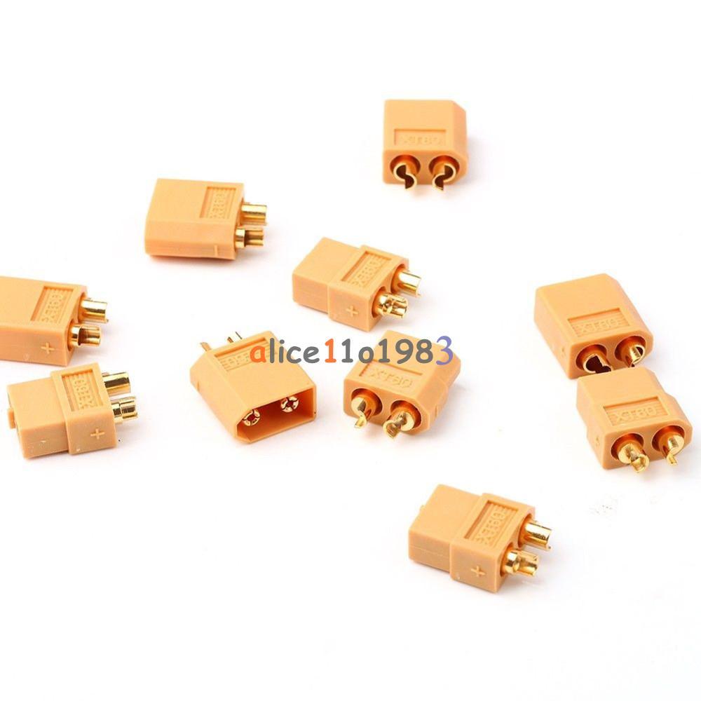 20PCS 10Pairs XT60 Male & Female Bullet Connectors Plugs For RC LiPo Battery