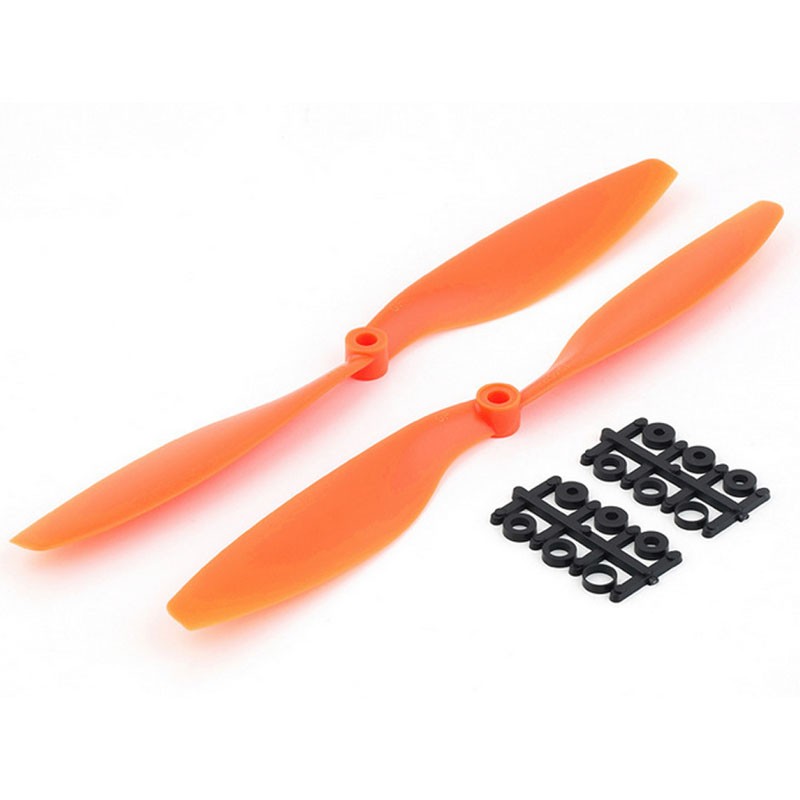 1Pair 1045 10×4.5 CW Propeller CCW Prop For RC Multicopter F450 Quadcopter Black