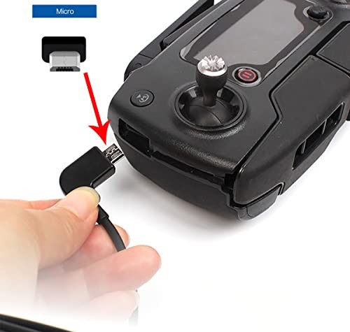 1FT USB Micro to iOS DJI Remote Controller Cable for 1FT(12in) Micro to IOS