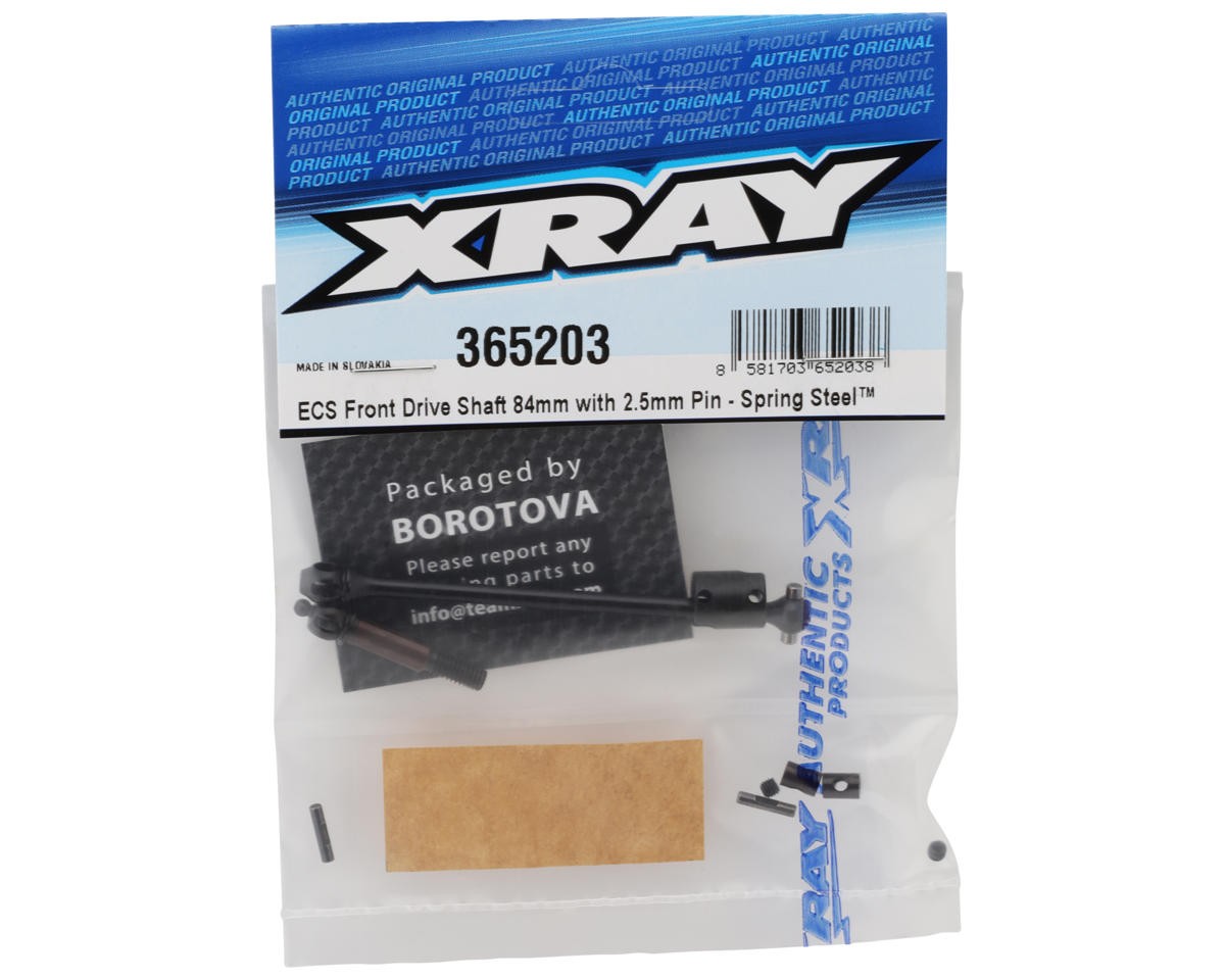 XRAY XB4C 2025 Hudy Spring Steel™ ECS Front Drive Shaft Set (84mm) [XRA365203]