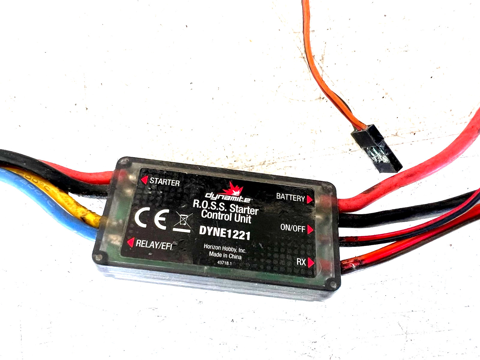 R.O.S.S. rc starter control unit part# DYNE1221
