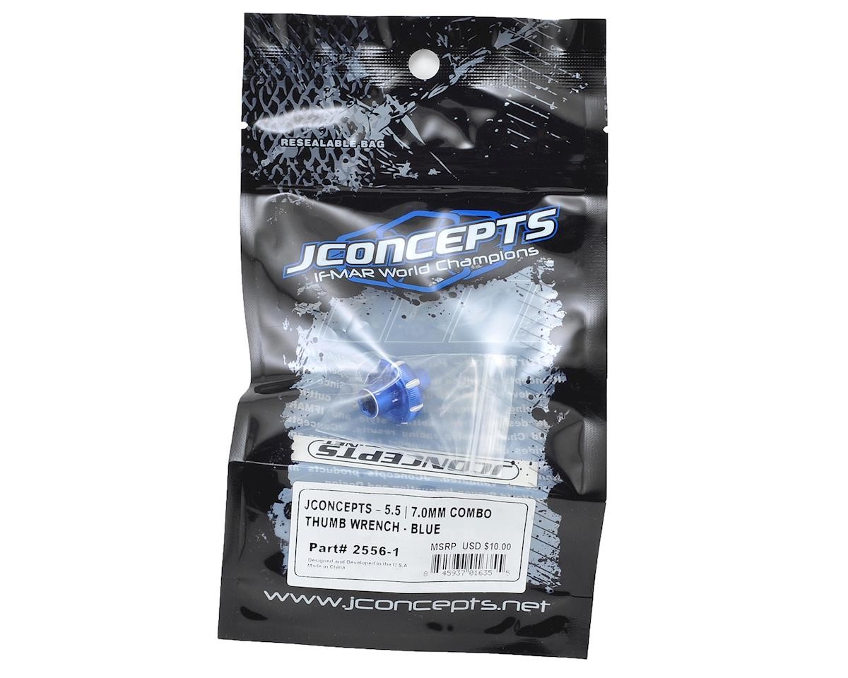 JConcepts Combo Thumb Wrench (5.5mm/7.0mm) (Blue) [JCO2556-1]
