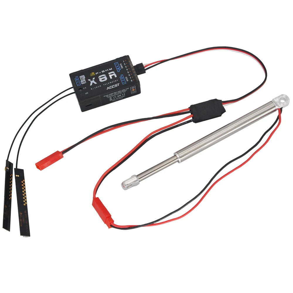 Metal Electric Push Rod 10-130mm Stroke Built-in Motor 3V-6V RC Car Truck DIY