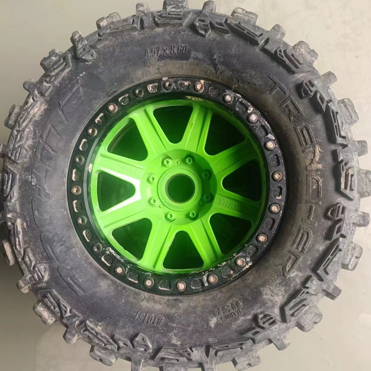 VITAVON Light Weight 4.3 Bead Lock Wheel 24mm Hex 18MM Bore For X-MAXX XRT