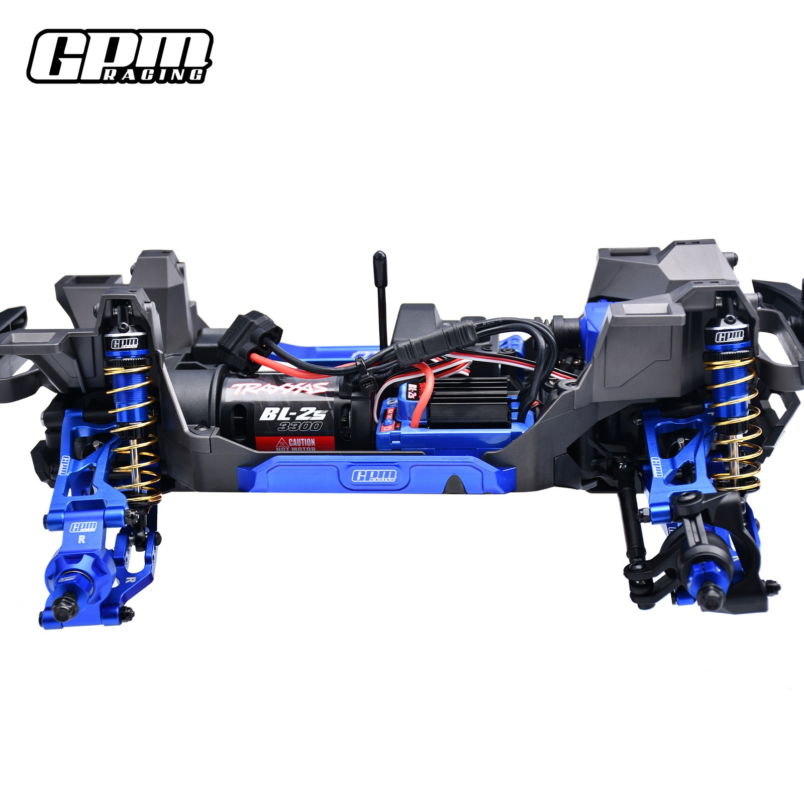 For TRAXXAS MINI MAXX MONSTER TRUCK-107154-1 RC Aluminum 4pcs Shock Absorber Set