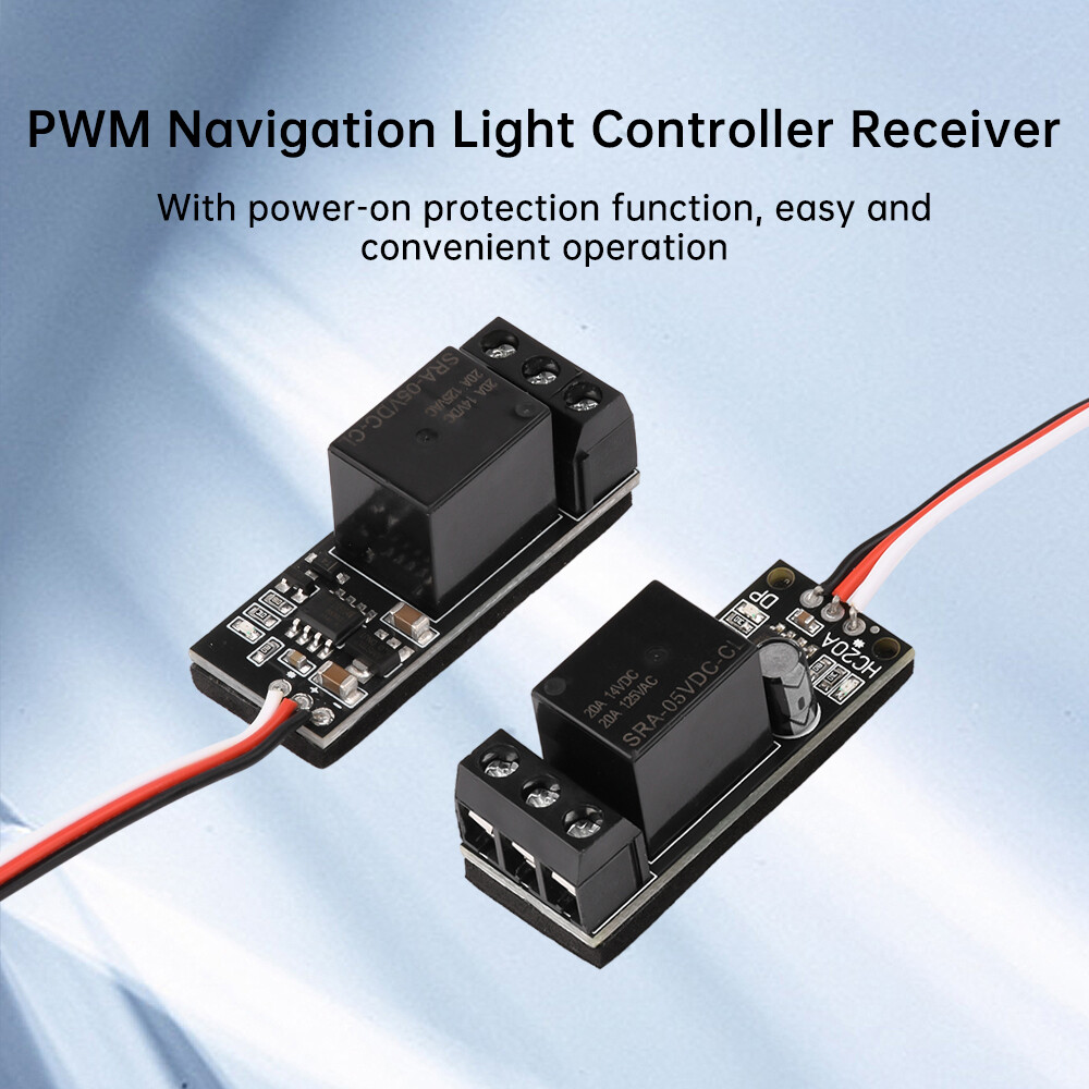 1PC PWM RC Model Receiver Control Switch 20A Relay for RC Boat Airplane Car FPV