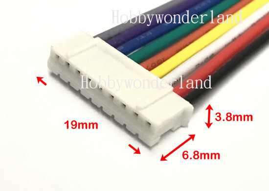 9-Pin PH-JST 2.0mm female housing connector 22AWG 30cm wire for PCB board 15pcs
