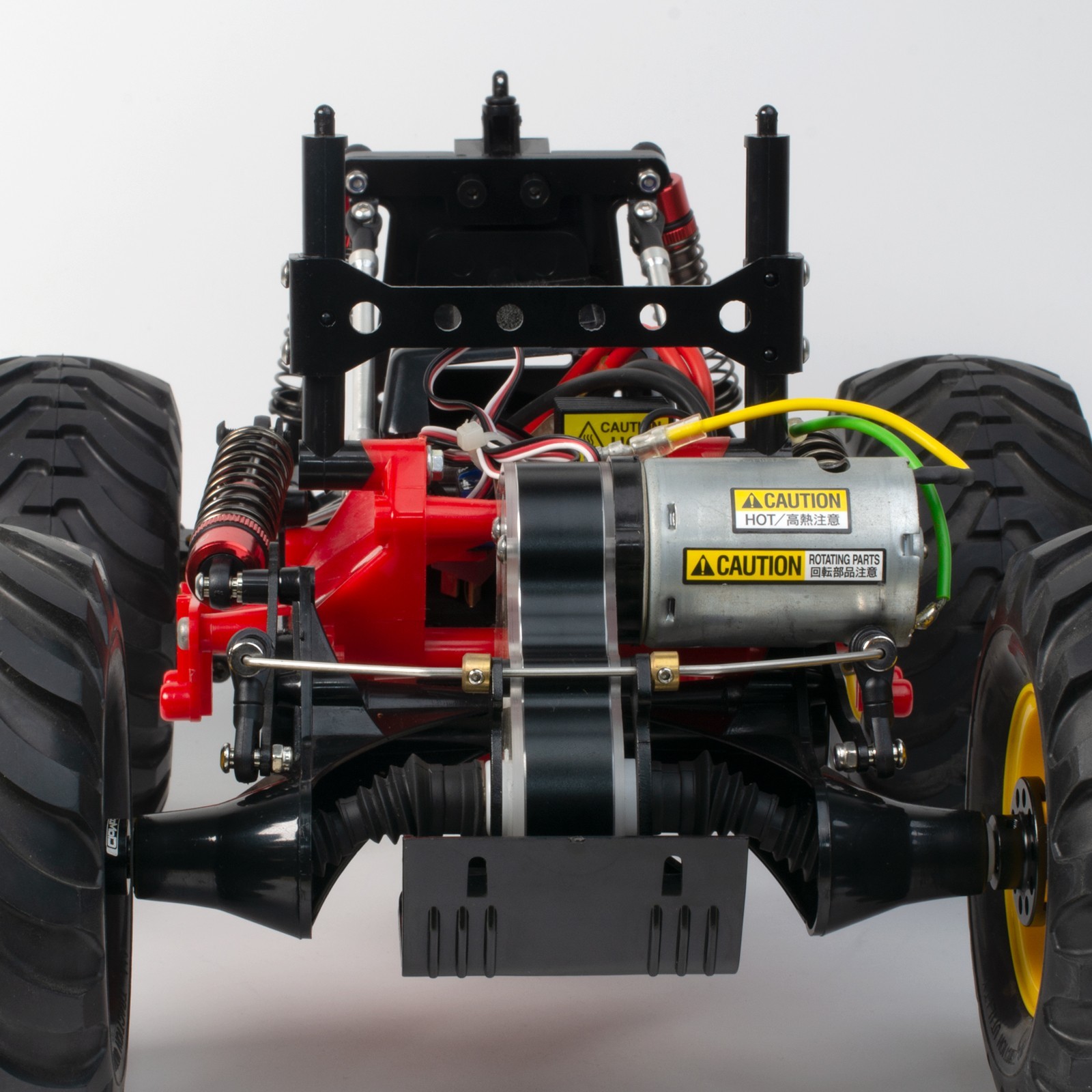 Aluminum Gearbox w/ Transparent PVC Case for 1/10 Tamiya ORV Chassis Blackfoot