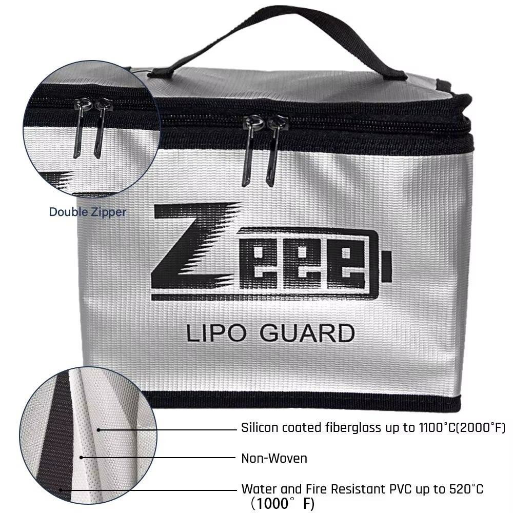 Zeee LiPo Battery Fireproof Safe Bag RC Explosion Proof Guard Storage Bag