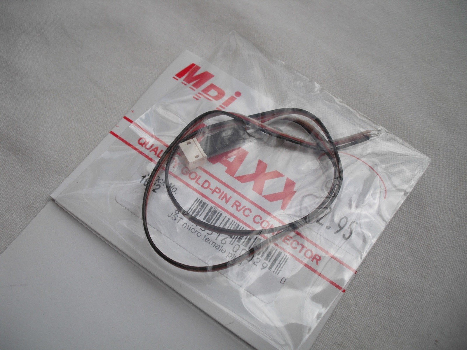 Maxx Products Mpi 1622, JST Micro Female Plug, Cable Wire, RC R/C Plane Airplane