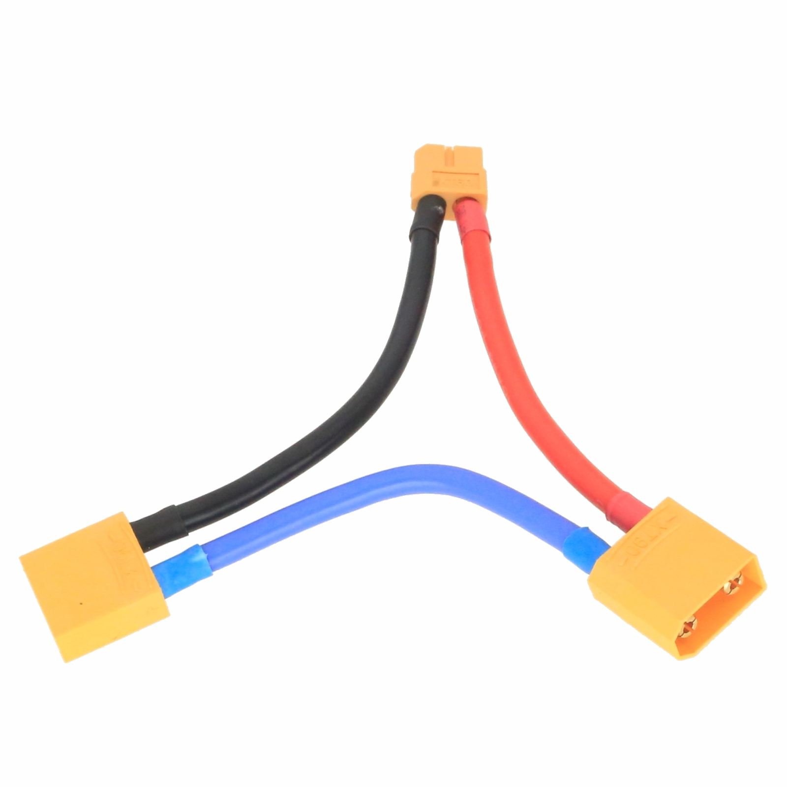 Series Wire XT60 1 Female to 2 Male XT90 10AWG 10CM Serial Cable