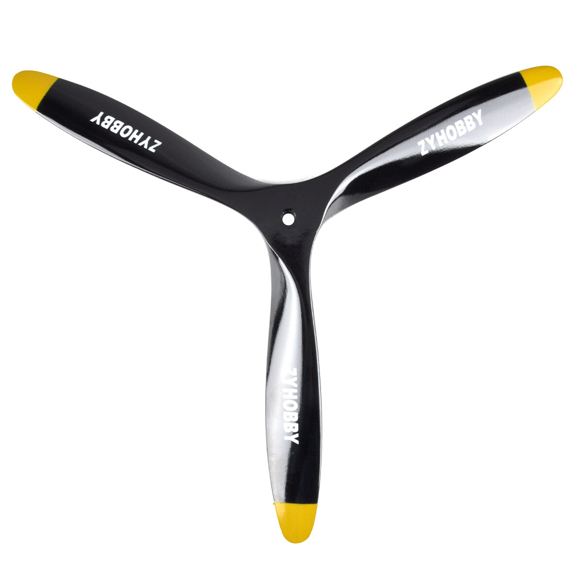 3 Blade 15*8inch Black +Yellow Propeller RC Plane Air-moder CW Beech Wooden Prop