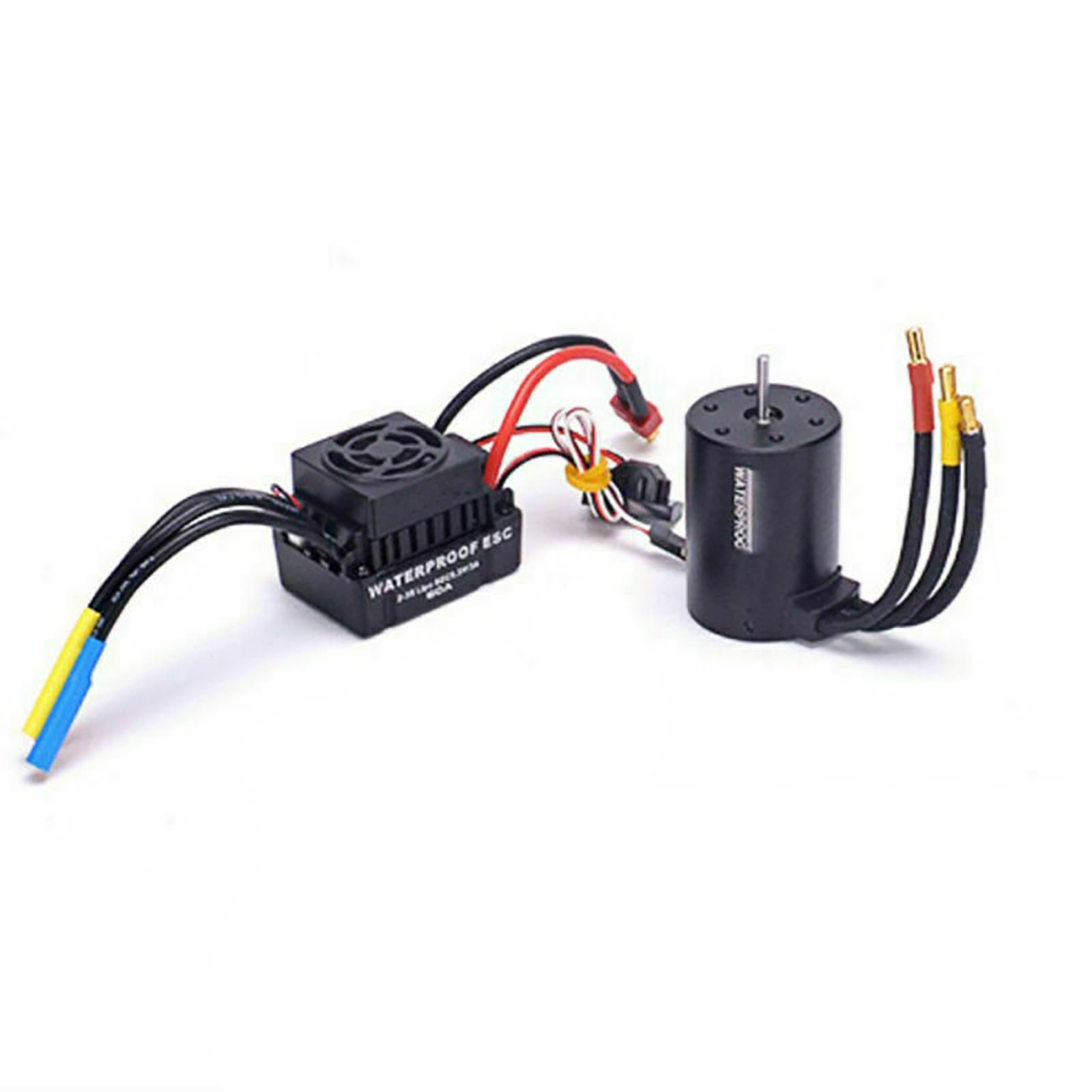 New 60A Brushless ESC 3650 3900KV Brushless Motor Kit For 1/10 RC Car B