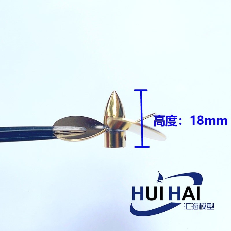 RC Boat Metal Propeller M4 D35/39/50mm 3 Brass Props 4mm Shaft 3 Blades