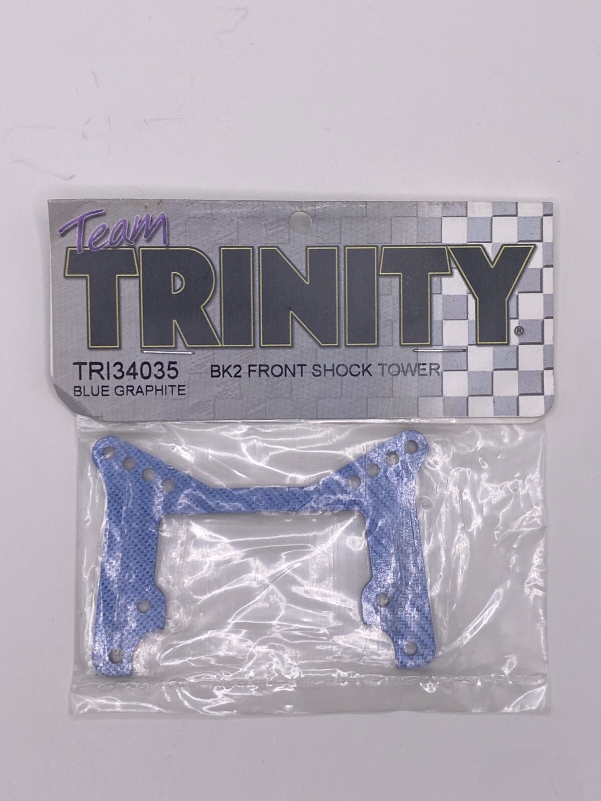 Trinity BK2 Blue Carbon fiber Front Shock Tower Kinwald Graphite Vintage