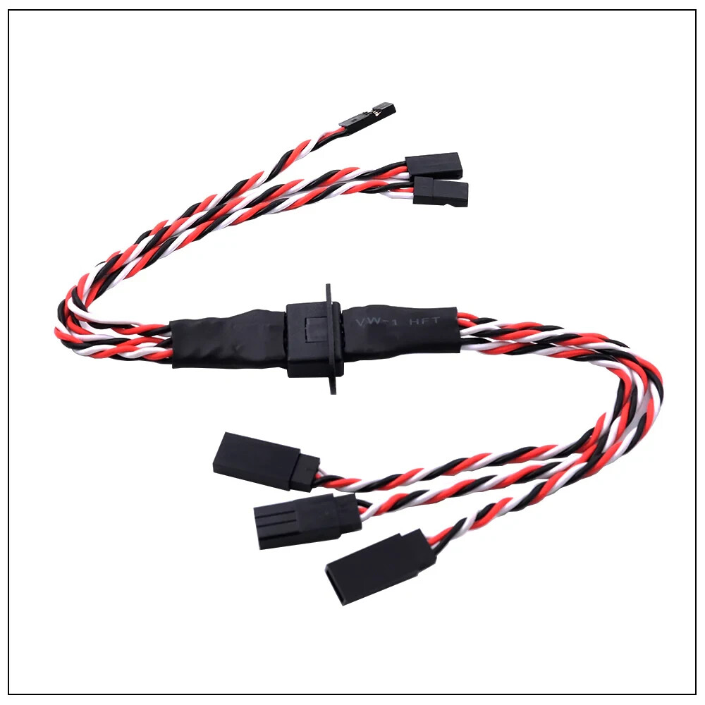 MPX 8 Pin Multi-Wire 20AWG Servo Extension Male Female Plug 3 Wire