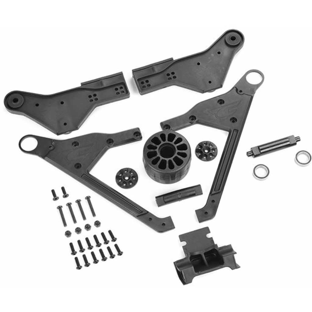 Corally 00180-567 Wheelie Bar 2021 – 1 Wheel Version – Complete Set