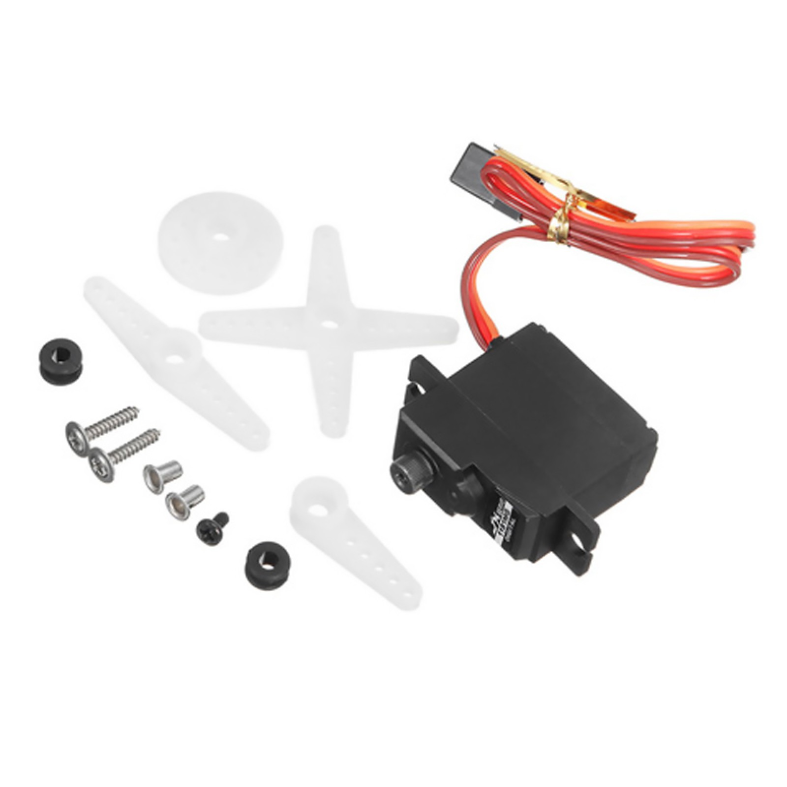 Metal Steering Gear Servo Set For WPL 1/16 RC Car B14 B16 Tow Hook SCX10 D90 A