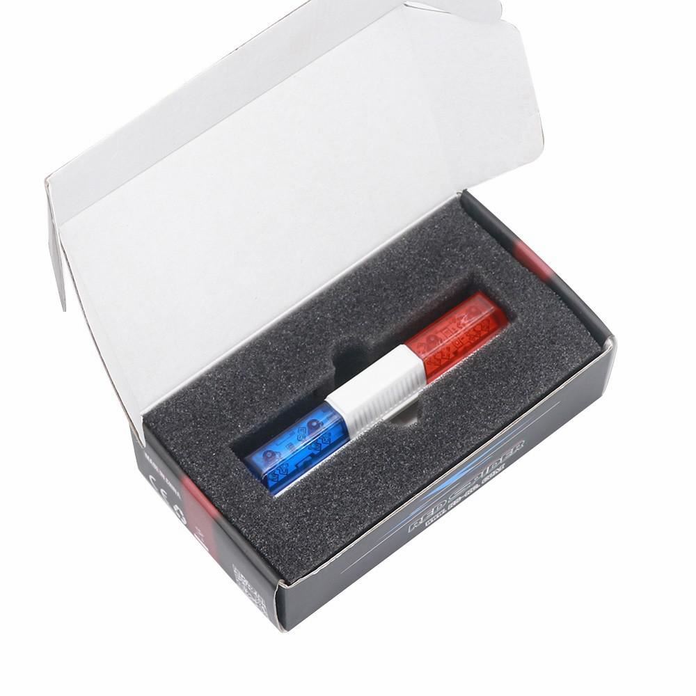 Led Police Flashing Light Blue / Red Color For TAMIYA 1/10 RC Touring Drift Car