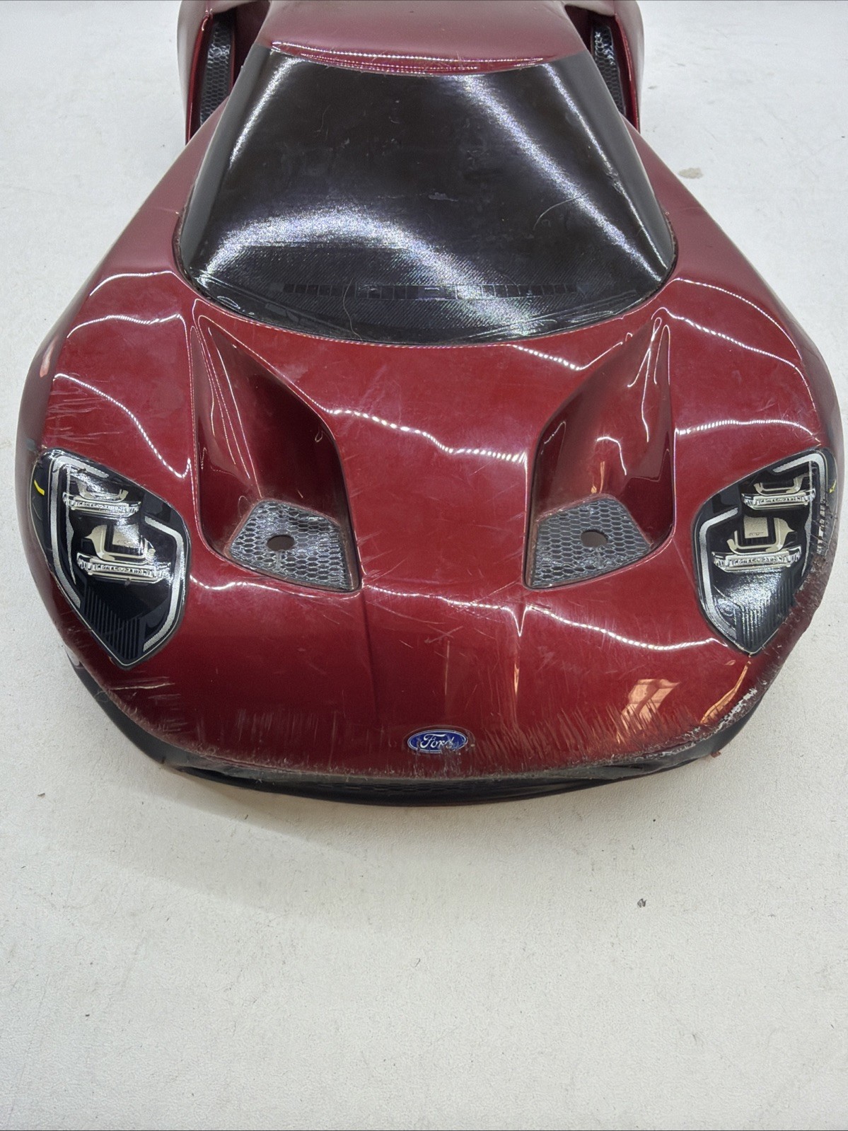 Used/Read: RARE FORD GT Traxxas 4-Tec 2.0 1/10 4wd Touring Car Body RED