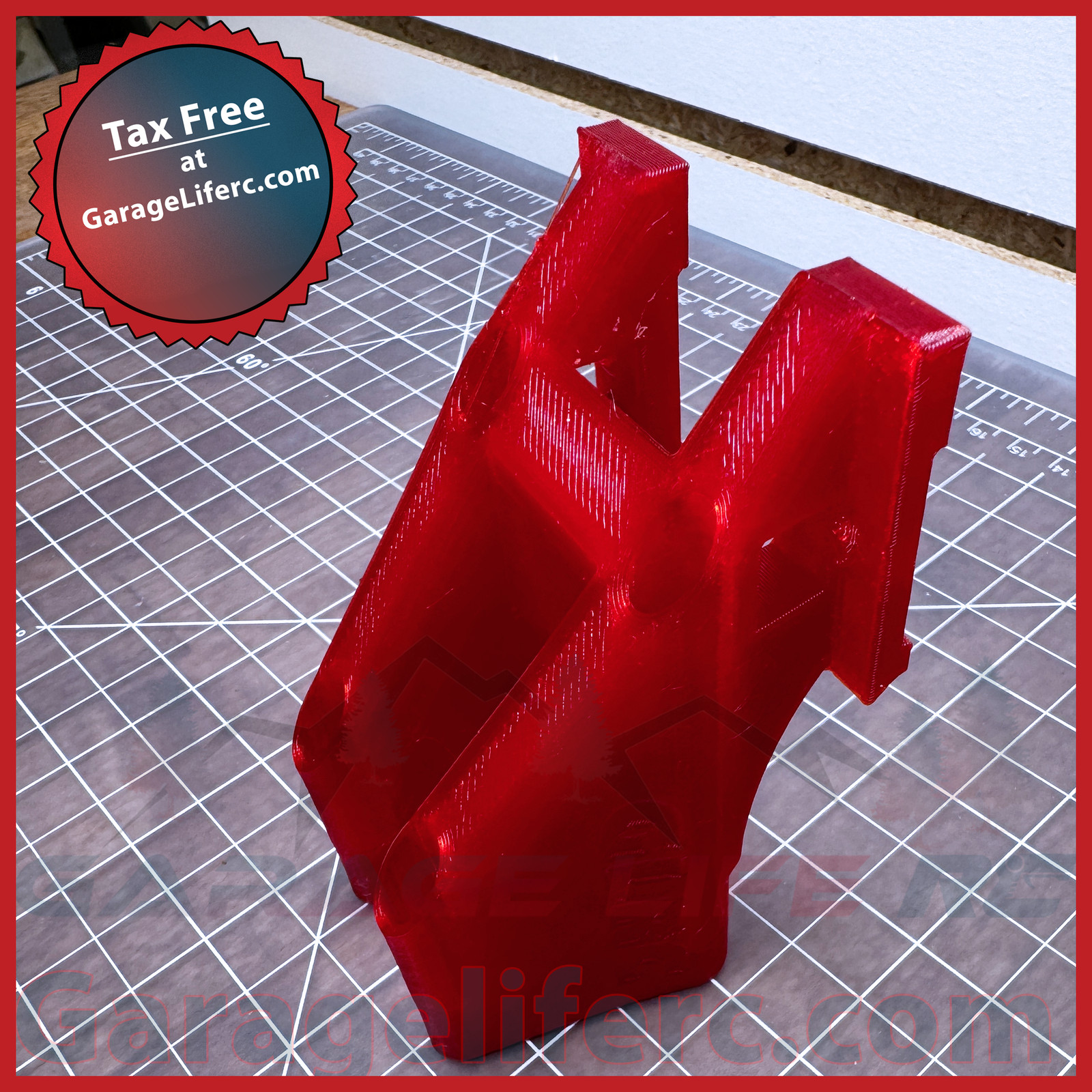 Flexible Wing Mount for Traxxas Sledge
