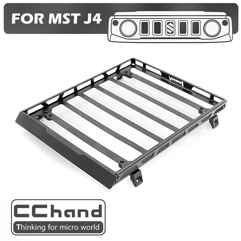 CChand Stainless Steel Luggage Rack Baggage Holder for MST J4 Suzuki Jimny RC