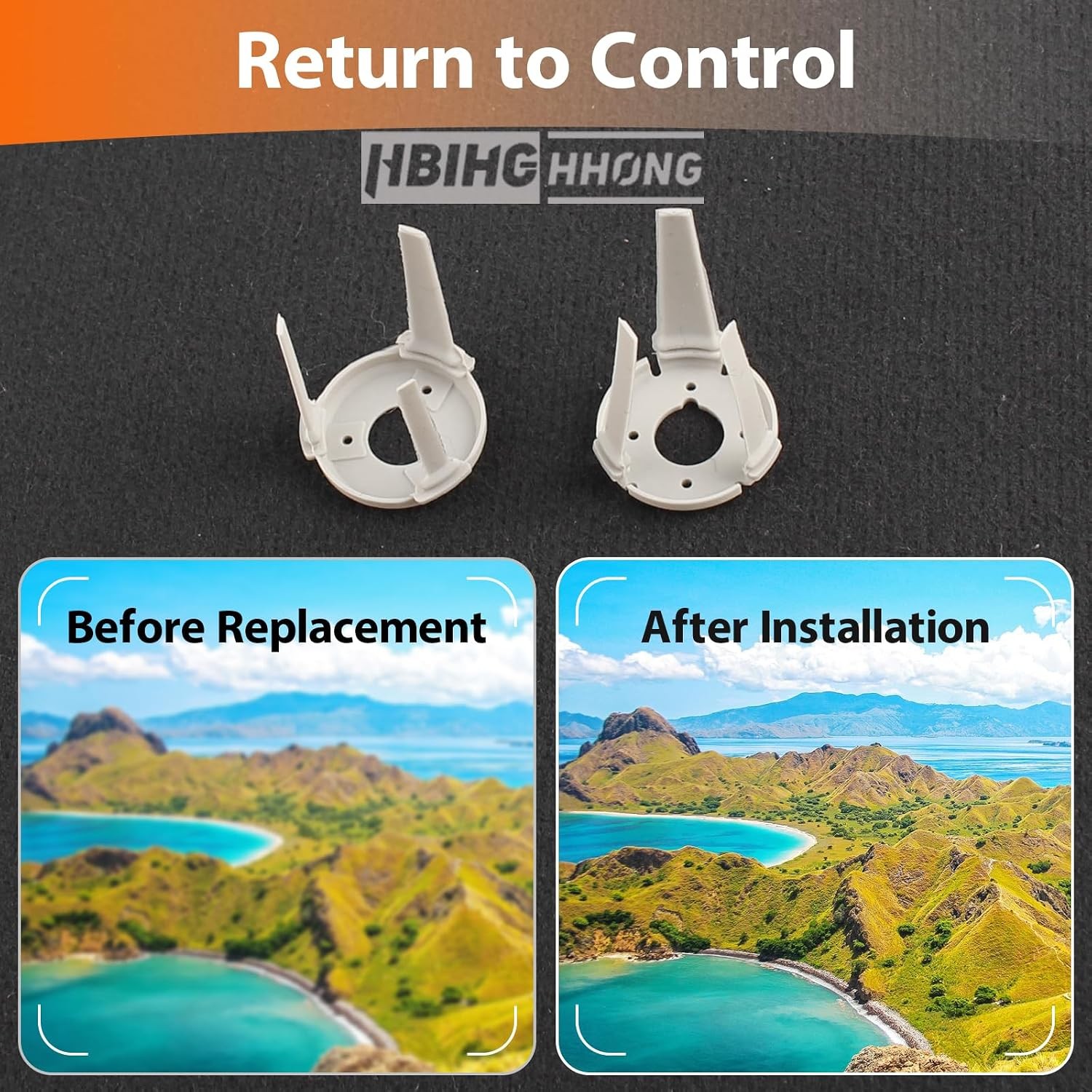Replacement for DJI Mini 4 Pro Gimbal Shock Absorption Rubber for DJI Mini 4 Pro