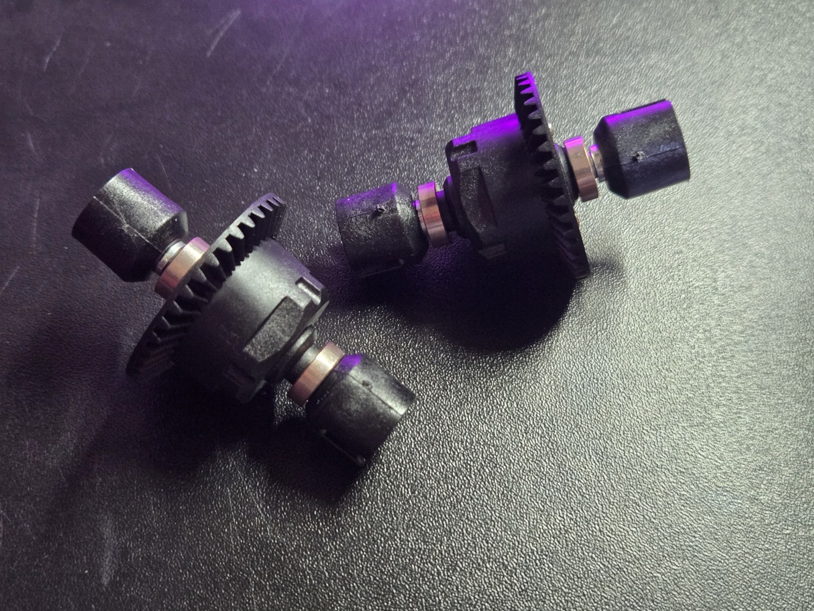 2 New Tamiya TT-02 Box Stock Gear Differential Assembly Front And Rear