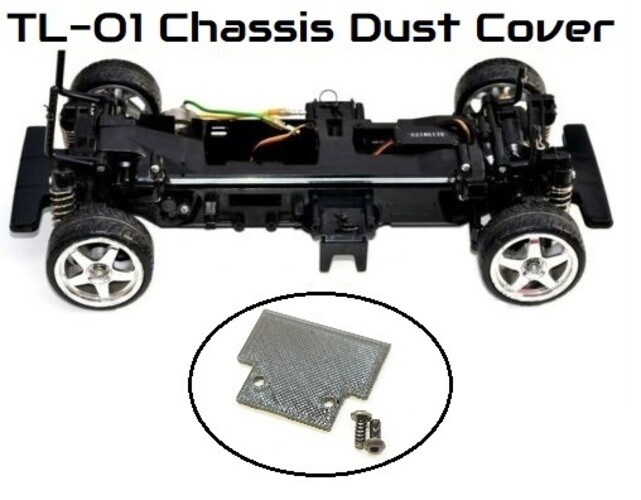 Chassis Dust Cover Plug Upgrade for Tamiya TL-01 Onroad Chassis