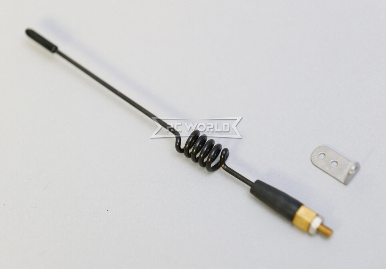 1/10 RC METAL 5″ ANTENNA W/ “L” Mount , Trucks, Cars, Boats, Drones- ALL BLACK-