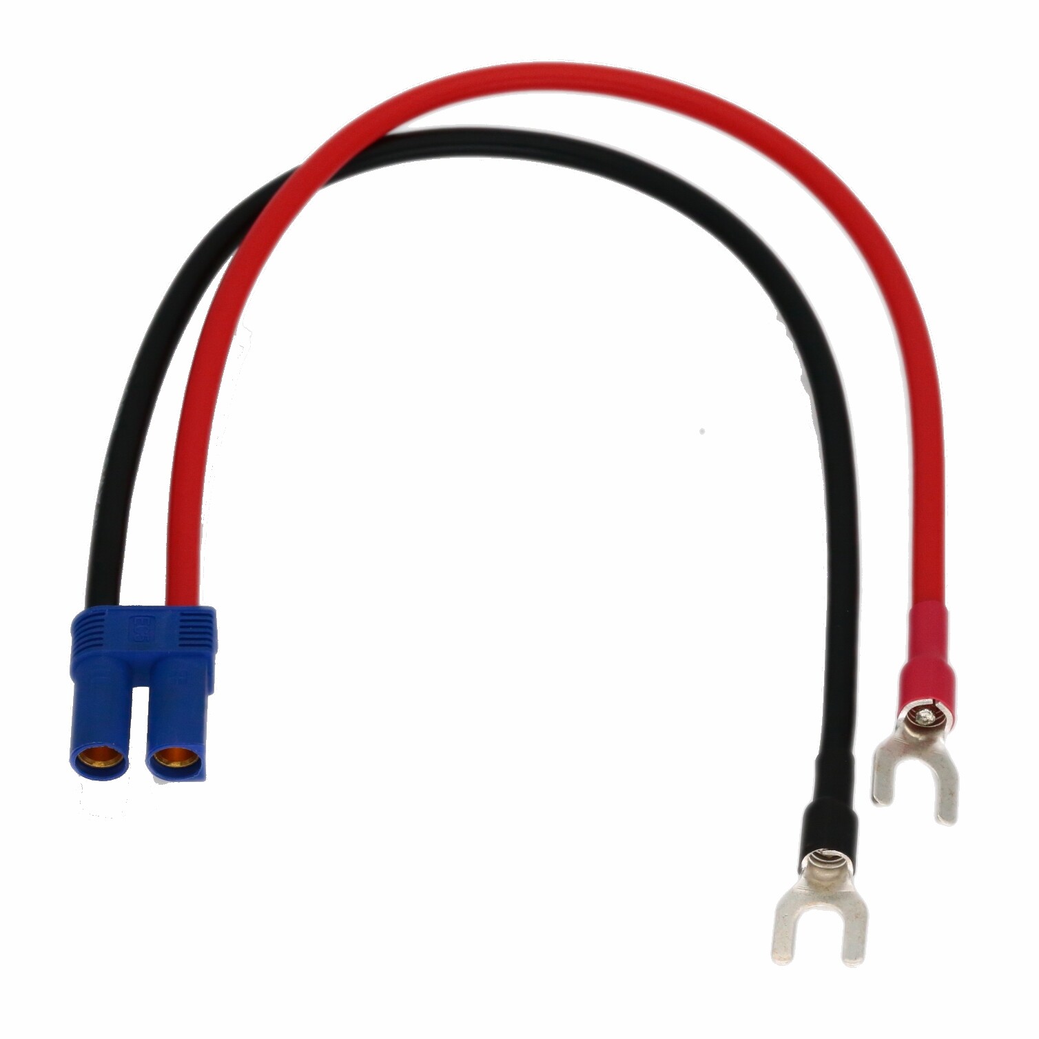 EC5 Female to U-Type Spade Fork open Terminal battery charging 12awg 1FT Cable