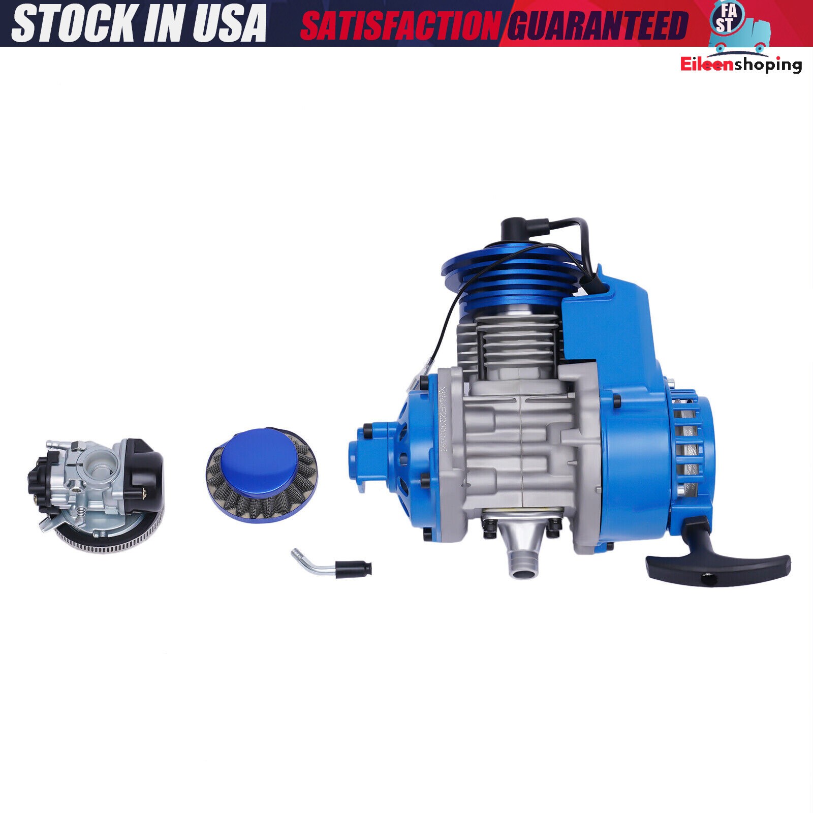 2-Stroke High Performance Engine Racing Motor for 47cc 49cc 50cc Pocket Dirt