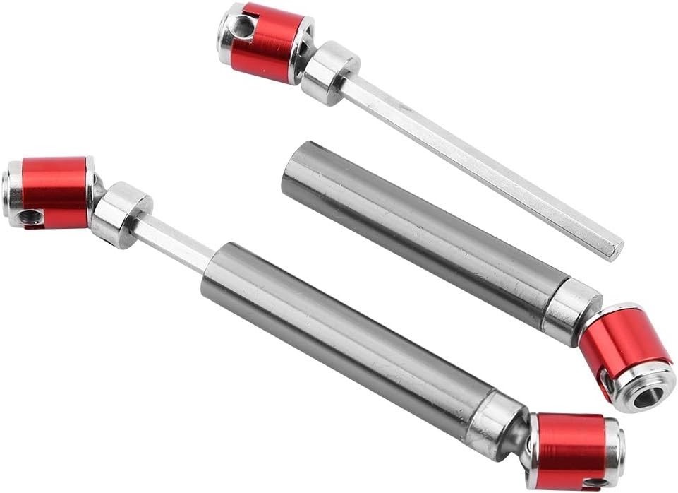 2 Pcs Metal RC Car Drive Shaft (110-155mm) for CC01 D90 D110 Upgrade