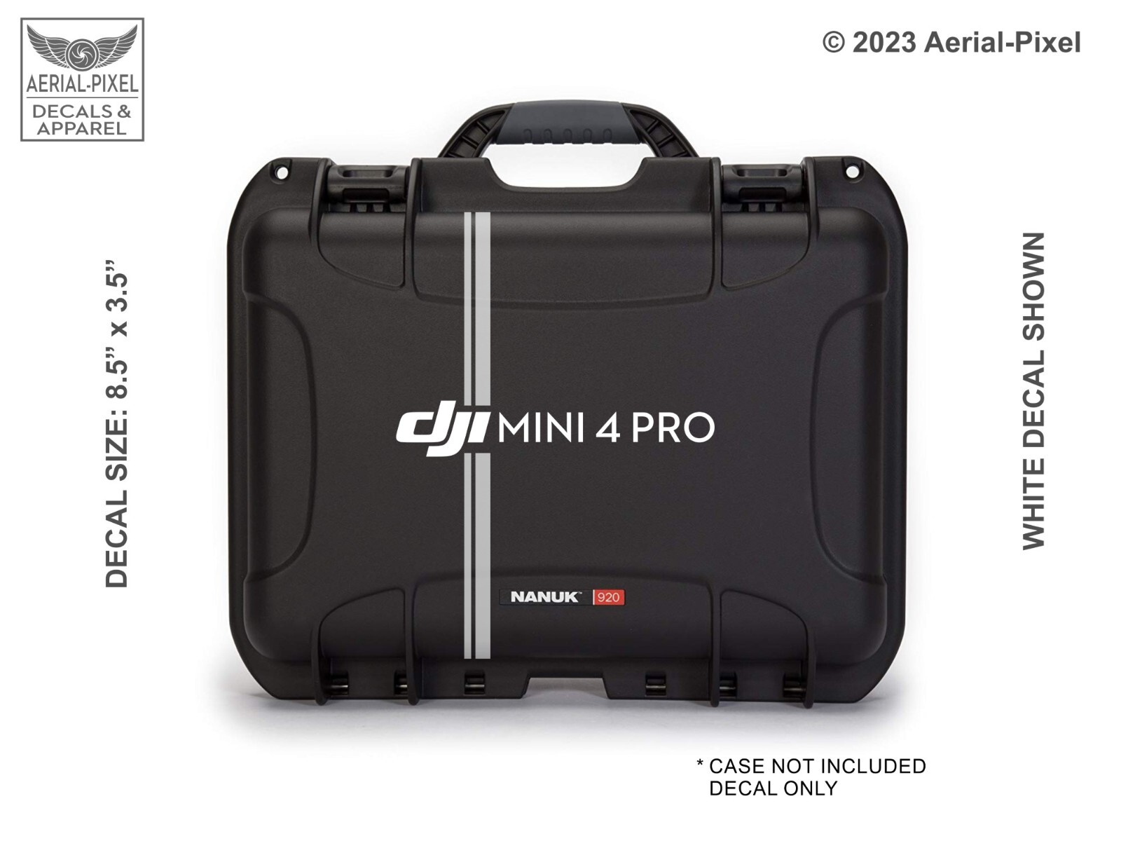 DJI Mini 4 Pro Drone Case Decal for Nanuk Pelican GoProfessional GPC & More