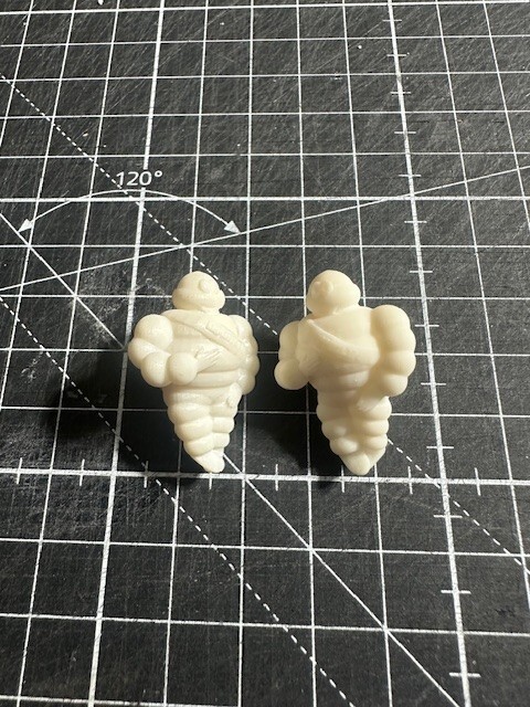 3D resin accessories, Rc truck, 1:14 truck, 1:24 truck, Bibendum Michelin