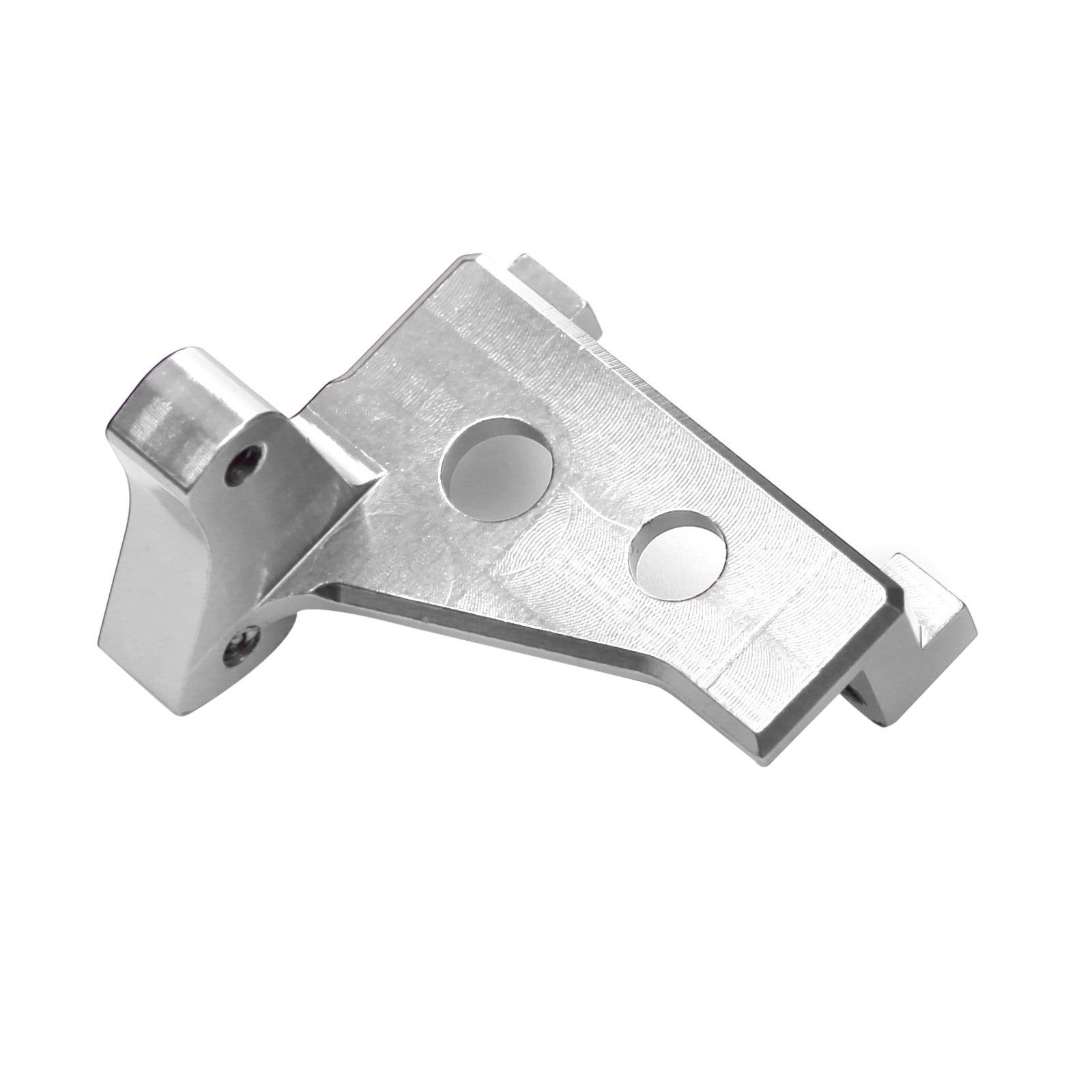 Sliver Gear Box Diff Lock Servo Mount Metal For Traxxas TRX-4 1/10 RC Car G