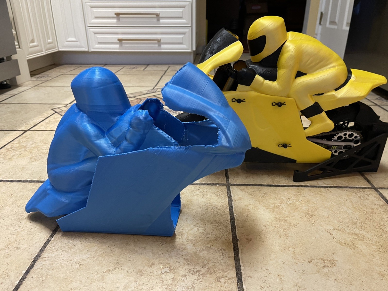 Losi Promoto 1/4 MotoGP style fairings kit-YELLOW