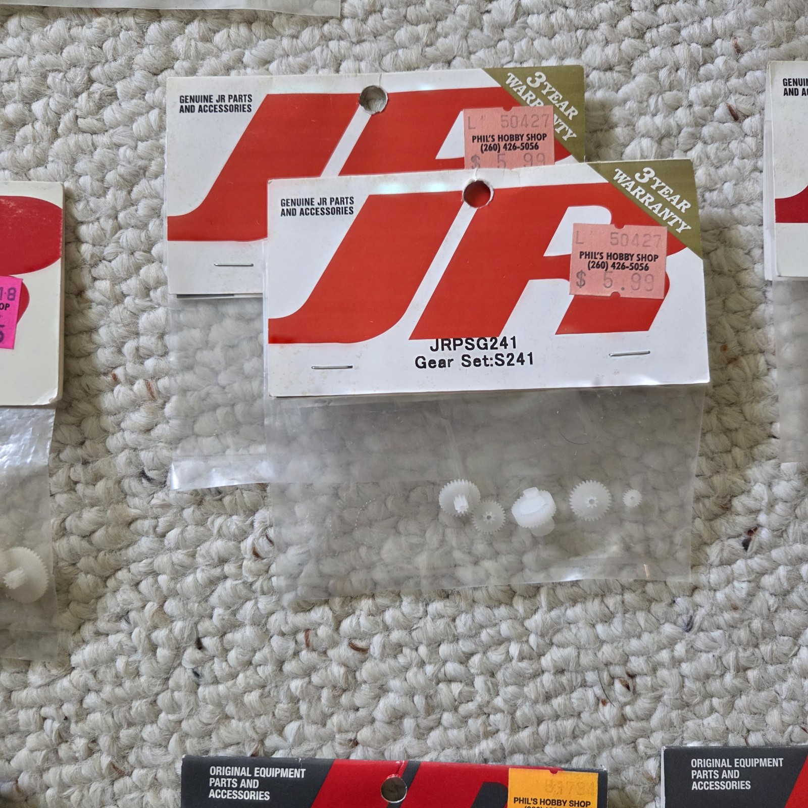 JR Racing ~ Plastic Servo Gear Lot ~ 44 Items ~ RC Servo Parts Lot ~ NIP NOS