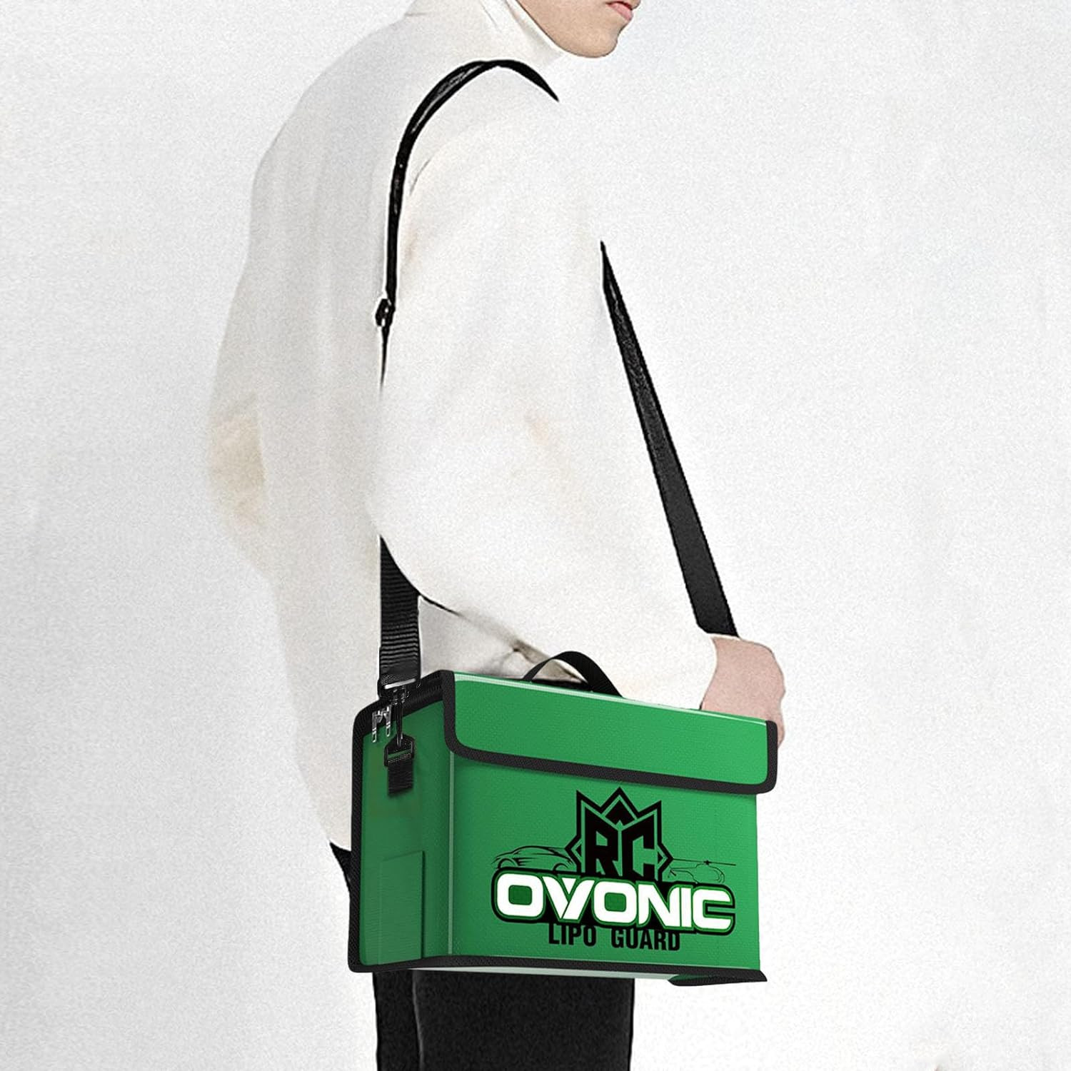 OVONIC Lipo Safe Bag Fireproof Explosionproof Bag Large Capacity Lipo Battery St